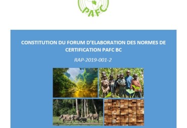 THE FORUM FOR THE DEVELOPMENT OF PAFC CONGO BASIN CERTIFICATION STANDARDS