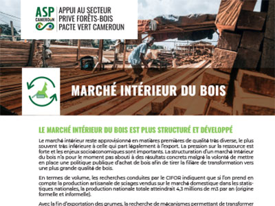 Fiche ASP 2 - Marché intérieur du bois