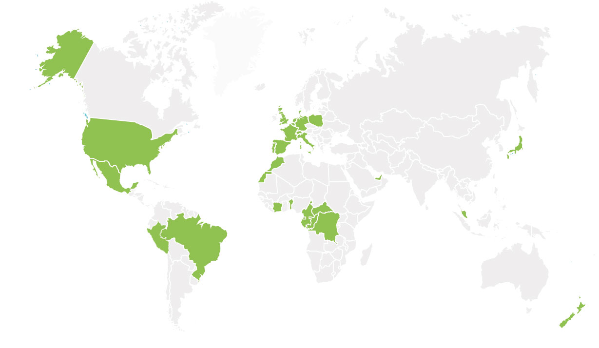 Carte des Membres ATIBT