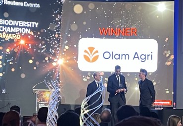 Olam Agri Congo désigné «Biodiversity Champion » aux Reuters Global Sustainability Awards