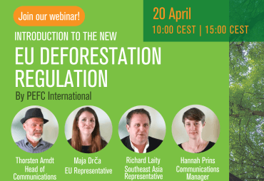 Webinaire PEFC sur le nouveau règlement européen sur la déforestation