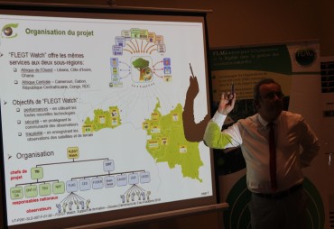 FLEGT Watch, a forest management support software presented to logging companies in the Congo Basin