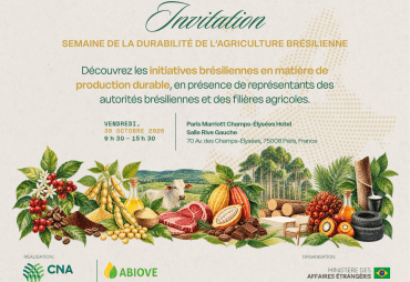 Sustainable trade and EUDR: Brazil’s approach presented in Paris on 30 October