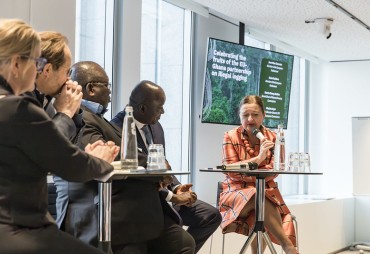 Fedustria represents ATIBT in Brussels at the event “Celebrating the fruits of the EU–Ghana Partnership on Illegal Logging” organized by Fern