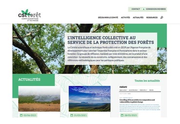 Un nouveau site internet pour le CST Forêt