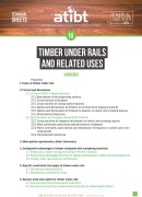 16. Timber under rails and related uses