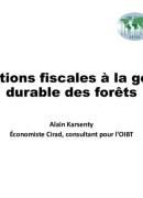 2.5 Fiscalité incitative à développer