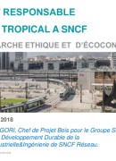 Projet pour la promotion des bois tropicaux et développement d’une politique d’achat responsable à la SNCF