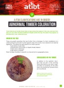 2. Abnormal timber coloration