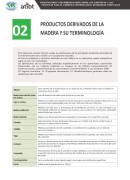 Folleto 2  - Productos derivados de la madera y su terminología
