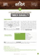 4. Timber durability