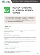 Folleto 5 - Medición y dimensiones de la madera aserrada tropical