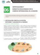 Folleto 6 - Certificaciones y normativas relacionadas con el comercio internacional de la madera