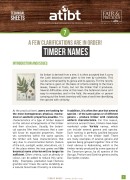 7. Timber names