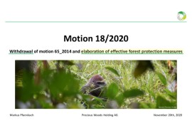 FSC - Situation of the IFLs and motions tabled 