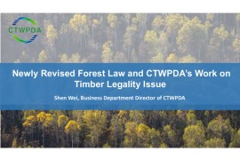 Newly revised Forest Law and CTWPDA's work on Timber Legality Issue