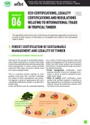 Pamphlet 6 - Eco-certifications, legality certifications and regulations relating to international trade in tropical timber