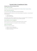 Self-Assessment Tool