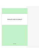 Code of Conduct Template