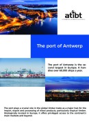 Antwerp and its port: crossroads of Europe and window on the world