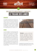 11. Le tuilage des lames