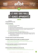 16. Les bois sous rails et usages apparentés