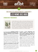 7. Les noms des bois