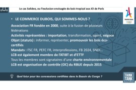 L'affaire Solideo, ou l'exclusion envisagée des bois tropicaux des Jeux olympiques de Paris