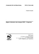 Règles d’utilisation des marques PEFC