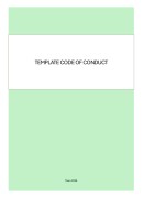 Modèle de code de conduite